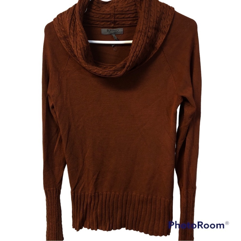BUFFALO DAVID BITTON COWL NECK SWEATER